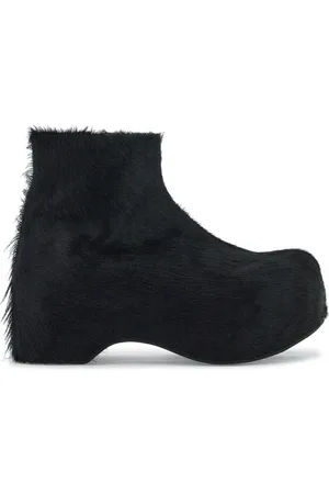 Marni Longhaired Chunky Ankle Boots