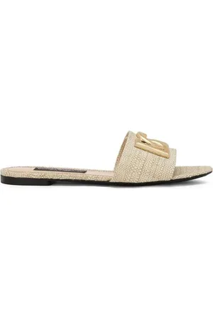 Dolce & Gabbana Raffia Mules