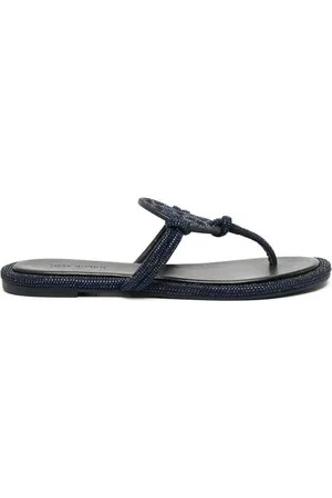 Tory Burch Miller Pav Crystalembellished Thong Sandals