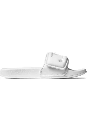 Jimmy Choo Fitz Slides Sandals With Embossed Logo