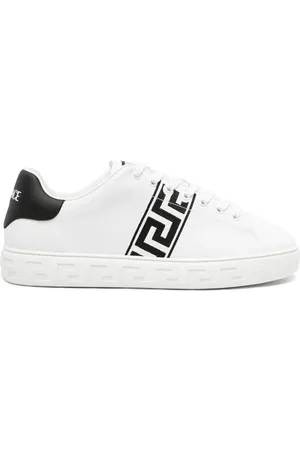 VERSACE Characteristic Greca Embroidery Lowtop Sneakers