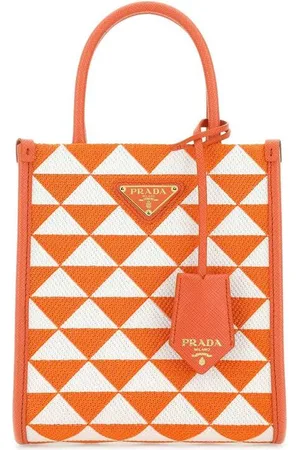 Prada Embroidered Fabric Micro Symbole Handbag