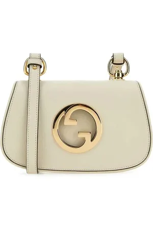 Gucci Ivory Leather Blondie Crossbody Bag