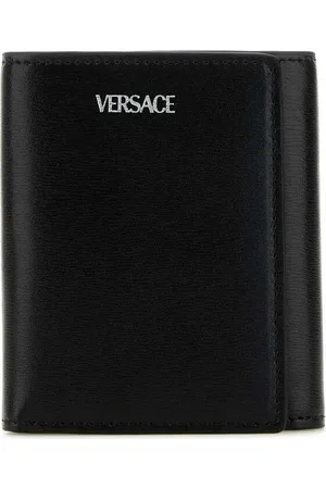 VERSACE Trifold Wallet in Calf Leather