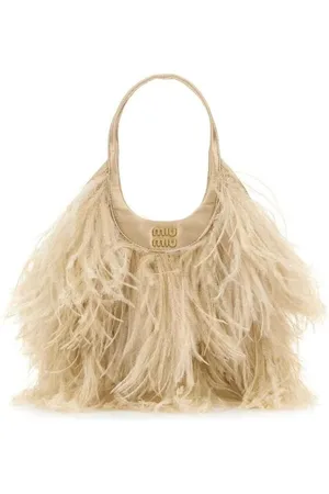 Miu Miu Embellished Satin Handbag