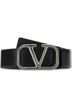 VALENTINO GARAVANI Vlogo Signature Leather Belt