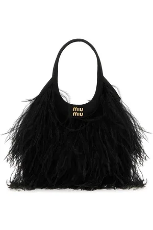 Miu Miu Embellished Satin Handbag
