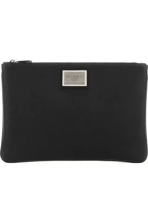 Dolce & Gabbana Leather And Nylon Pouch