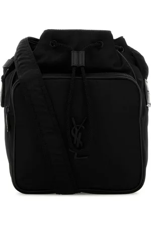Saint Laurent Landi Nylon Bucket Bag