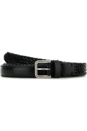 Dolce & Gabbana Intreccio Leather Belt