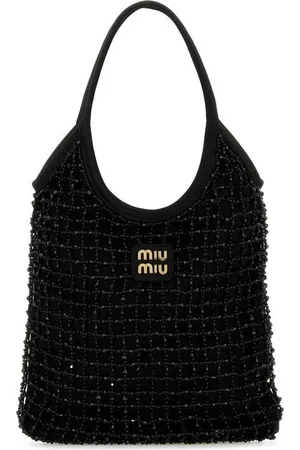 Miu Miu Embellished Satin Handbag
