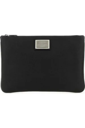 Dolce & Gabbana Leather And Nylon Pouch