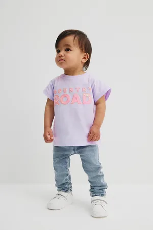 COUNTRY ROAD Jegging Washed Denim in Size 0-3 Months | Cotton/Polyester/Elastane