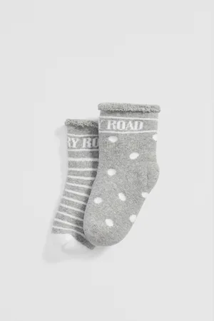 COUNTRY ROAD Newborn Socks Pack of 2 Marle | Cotton/Nylon/Elastane