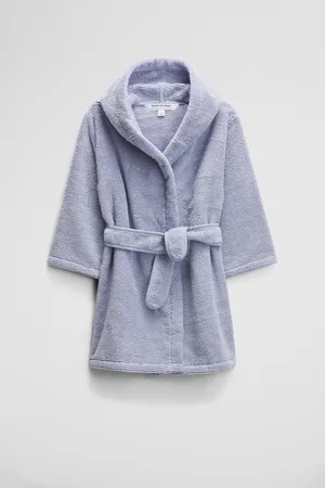 COUNTRY ROAD Mara Verified Australian Kids Hooded Robe Lake in Size Large | 100% Cotton