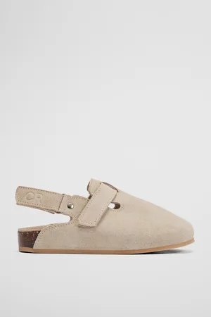 COUNTRY ROAD Girls Sasha Mule Shoes Shell in Size 31 | 100% Leather