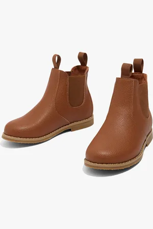 COUNTRY ROAD Boys Gusset Boot Tan in Size 29 | 100% Leather