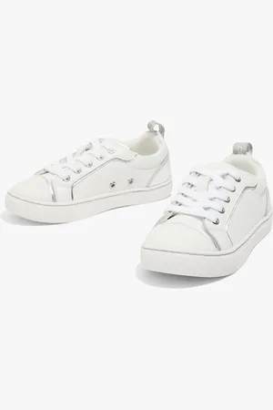 COUNTRY ROAD Girls Lace Up Sneaker Silver in Size 35 | 100% Leather