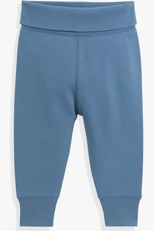 COUNTRY ROAD Organically Grown Fold-Over Soft Pants Faded in Size 0-3 Months | Cotton/Elastane