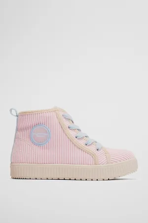COUNTRY ROAD Girls Knox Sneaker Mineral Pink in Size 29 | 100% Cotton