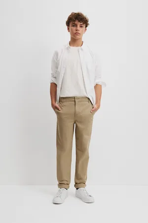 COUNTRY ROAD Teen Chino Pants Birch in Size 10 | Cotton/Elastane
