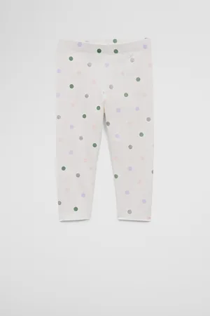 COUNTRY ROAD Organically Grown Spot Legging Marsh Spot in Size 0-3 Months | Cotton/Elastane