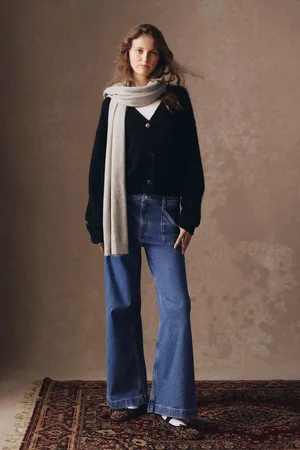 COUNTRY ROAD Teen Fluffy Knit Cardigan in Size 8 | Alpaca/Elastane/Nylon