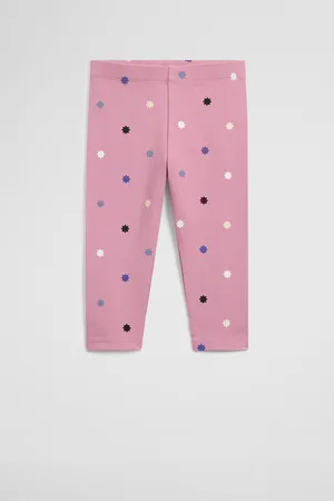 COUNTRY ROAD Organically Grown Blend Star Legging Berry in Size 0-3 Months | Cotton/Elastane
