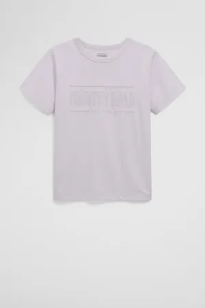 COUNTRY ROAD Boys Verified Australian Heritage T-Shirt Lilac in Size 2 | 100% Cotton