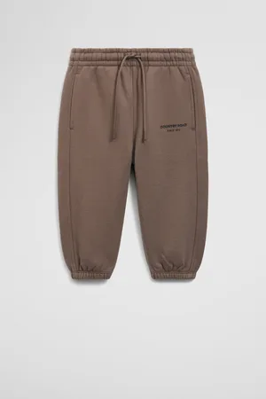 COUNTRY ROAD Girls Australian Modern Track Pants Chocolate in Size 3-6 Months | 100% Cotton