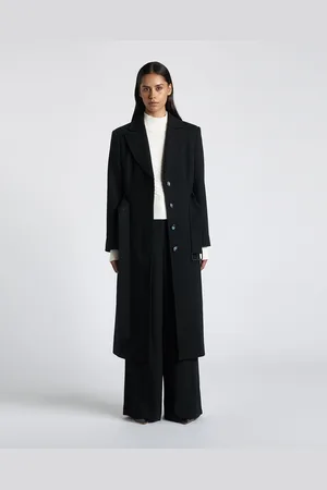 Cue Belted Wool Coat