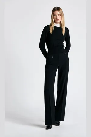 Cue Zip Detail Straight Leg Pant