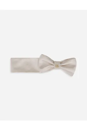 Dolce & Gabbana Accessories and Baby Carriers - Silk duchesse headband with DG embroidery