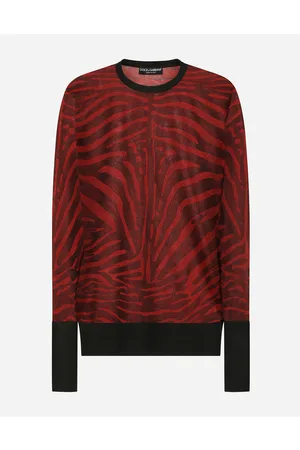 Dolce & Gabbana Women best seller selection - Sheer zebra-design jacquard sweater