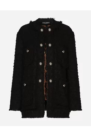 Dolce & Gabbana Coats and Jackets - Single-breasted rush-stitch jacket