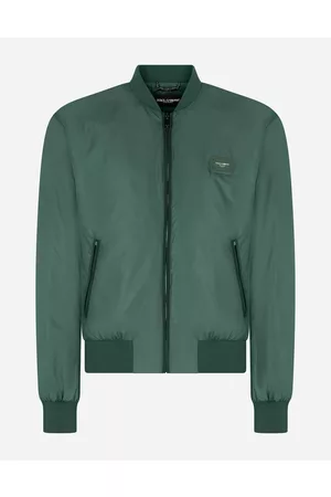 Dolce & Gabbana Coats and Jackets - Nylon jacket with branded plate