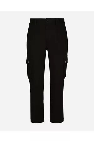 Dolce & Gabbana Trousers and Shorts - Cotton cargo pants with branded tag