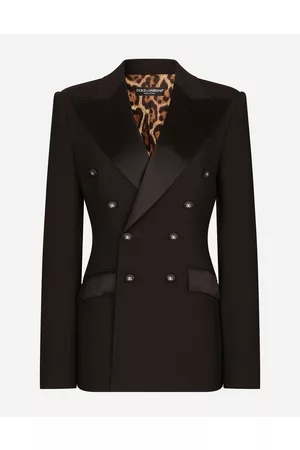 Dolce & Gabbana Blazers - Satin and duchesse tuxedo jacket