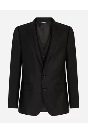 Dolce & Gabbana Suits and Blazers - Wool and silk Martini-fit suit