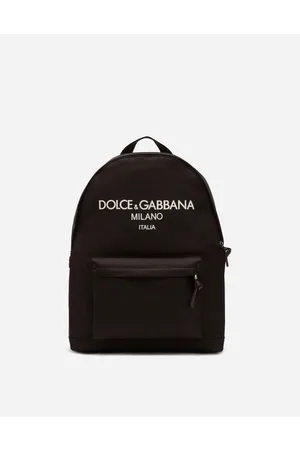 Dolce & Gabbana Accessories - Nylon backpack with rubberized logo