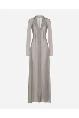 Dolce & Gabbana Coats and Jackets - Silk georgette duster coat