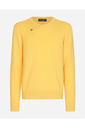 Dolce & Gabbana Men best seller selection - Wool round-neck sweater with DG hardware