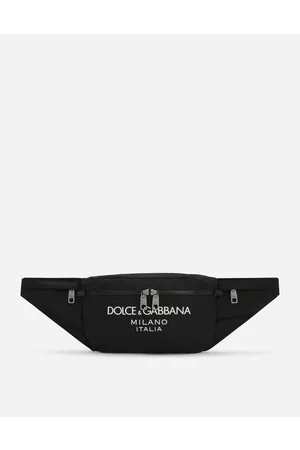 Dolce & Gabbana Backpacks and Fanny Packs - Nylon belt bag with rubberized logo