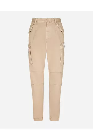 Dolce & Gabbana Men best seller selection - Garment-dyed cotton cargo pants