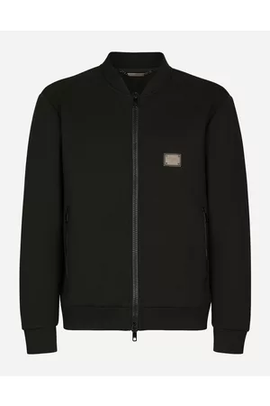 Dolce & Gabbana Coats and Jackets - Technical piqué jacket with branded tag