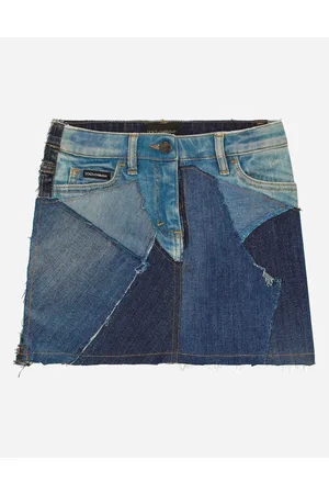Dolce & Gabbana Trousers and Skirts - Short patchwork denim skirt