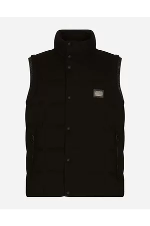 Dolce & Gabbana Coats and Jackets - Jersey vest with branded tag