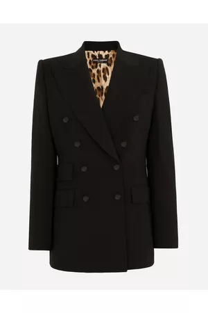 Dolce & Gabbana Blazers - Double-breasted virgin wool jacket