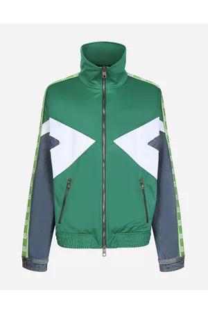 Dolce & Gabbana Men best seller selection - Washed denim and technical jersey jacket