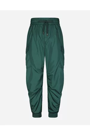 Dolce & Gabbana Men best seller selection - Nylon cargo pants with logo tag